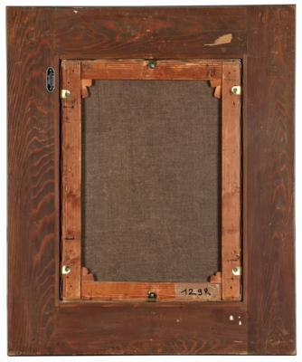 Artwork by Gustav Schönleber, Genoa, Made of oil on canvas