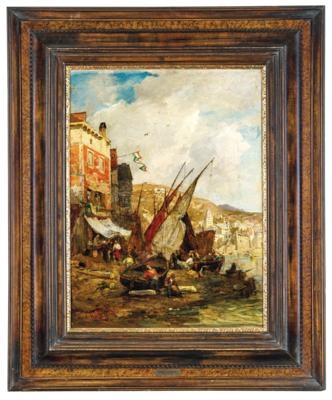 Artwork by Gustav Schönleber, Genoa, Made of oil on canvas
