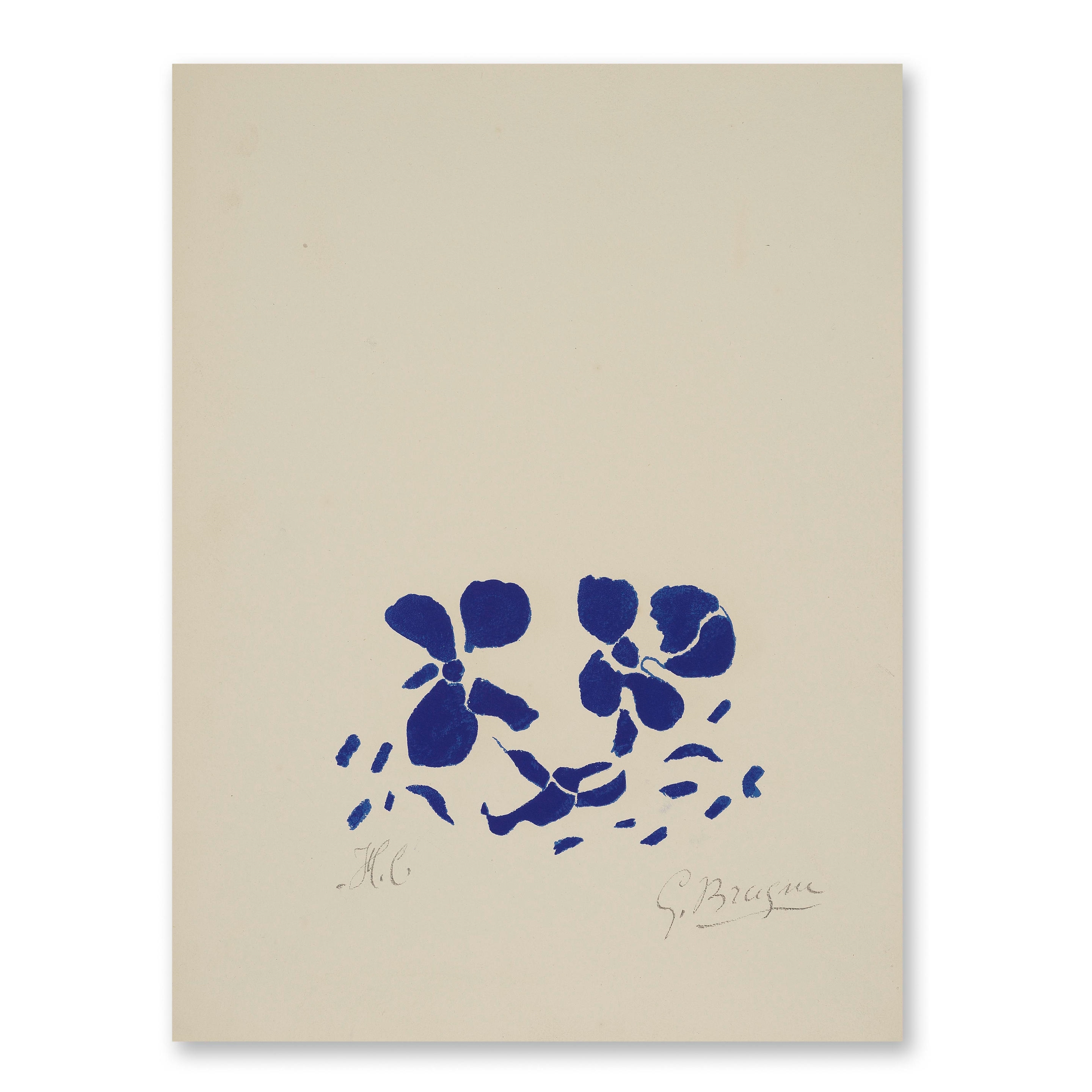 Braque 18 Works Guillaume Apollinaire, Si je mourais làbas