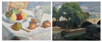 Réunion de deux (2) tableaux - Maurice Marandet