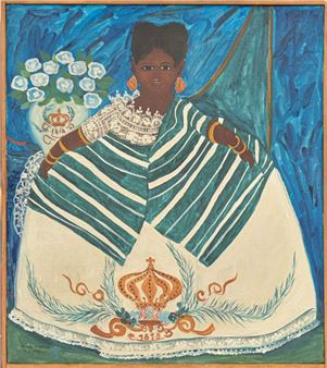 Jeune bahinaise en costume traditionnel - Ivan Moraes