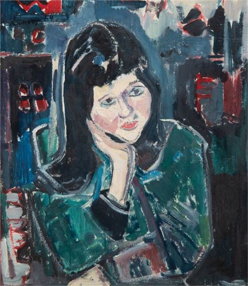 Junge Dame by Willy Knoop, 1888