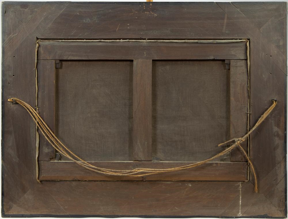 Artwork by Rosa Venneman, oil on canvas Landscap with cows, Made of oil on canvas