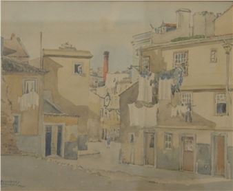Street Scene - Eduardo St Aubyn