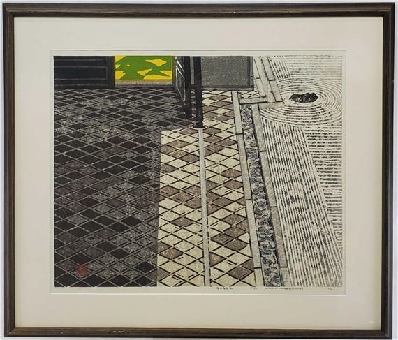 Okiie Hashimoto | 1966 Hashimoto Okiie Color Ltd Ed Woodcut On Paper ...