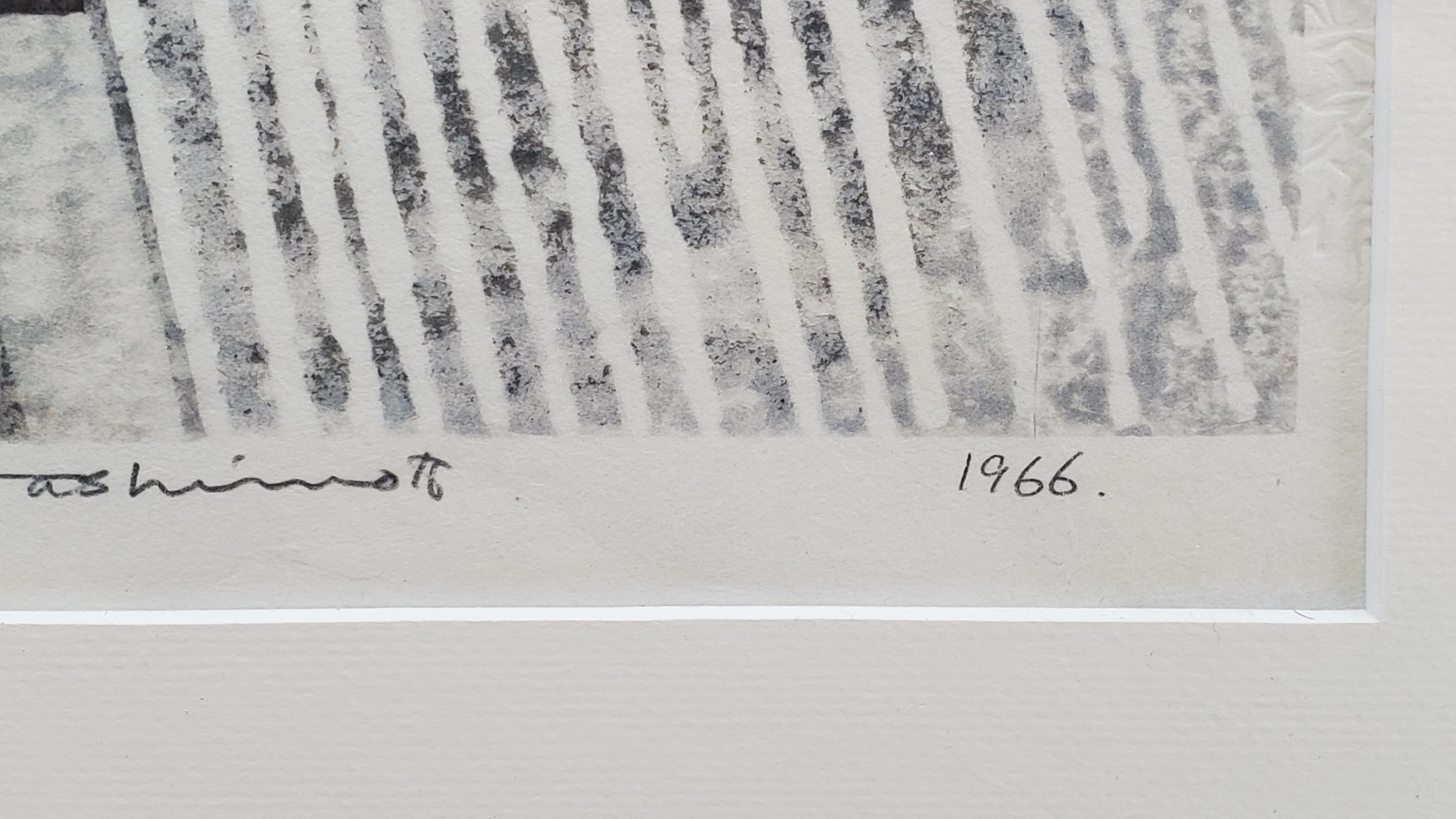 Okiie Hashimoto | 1966 Hashimoto Okiie Color Ltd Ed Woodcut On Paper ...