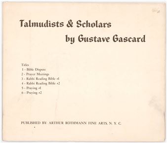 Gustave Gascard (6) Prints [Arthur Rothmann] - Gustave Gascard