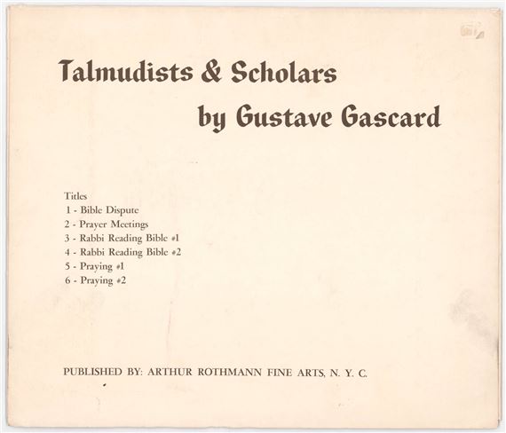 Gustave Gascard (6) Prints [Arthur Rothmann] - Gustave Gascard