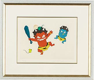 Kazuyuki Takishita | Momotaro, squeaking on Onigashima (2020