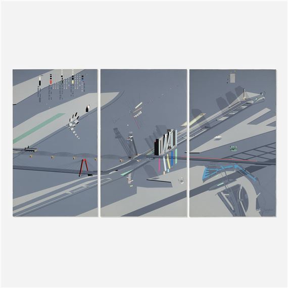 New Rotterdam: Summation (triptych) by Rem Koolhaas, 1982