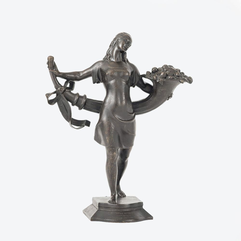 Artwork by Ferdinand Liebermann, Flora, Made of Bronze