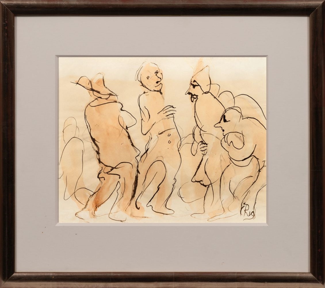 Christian Rohlfs | Conversation (1919) | MutualArt