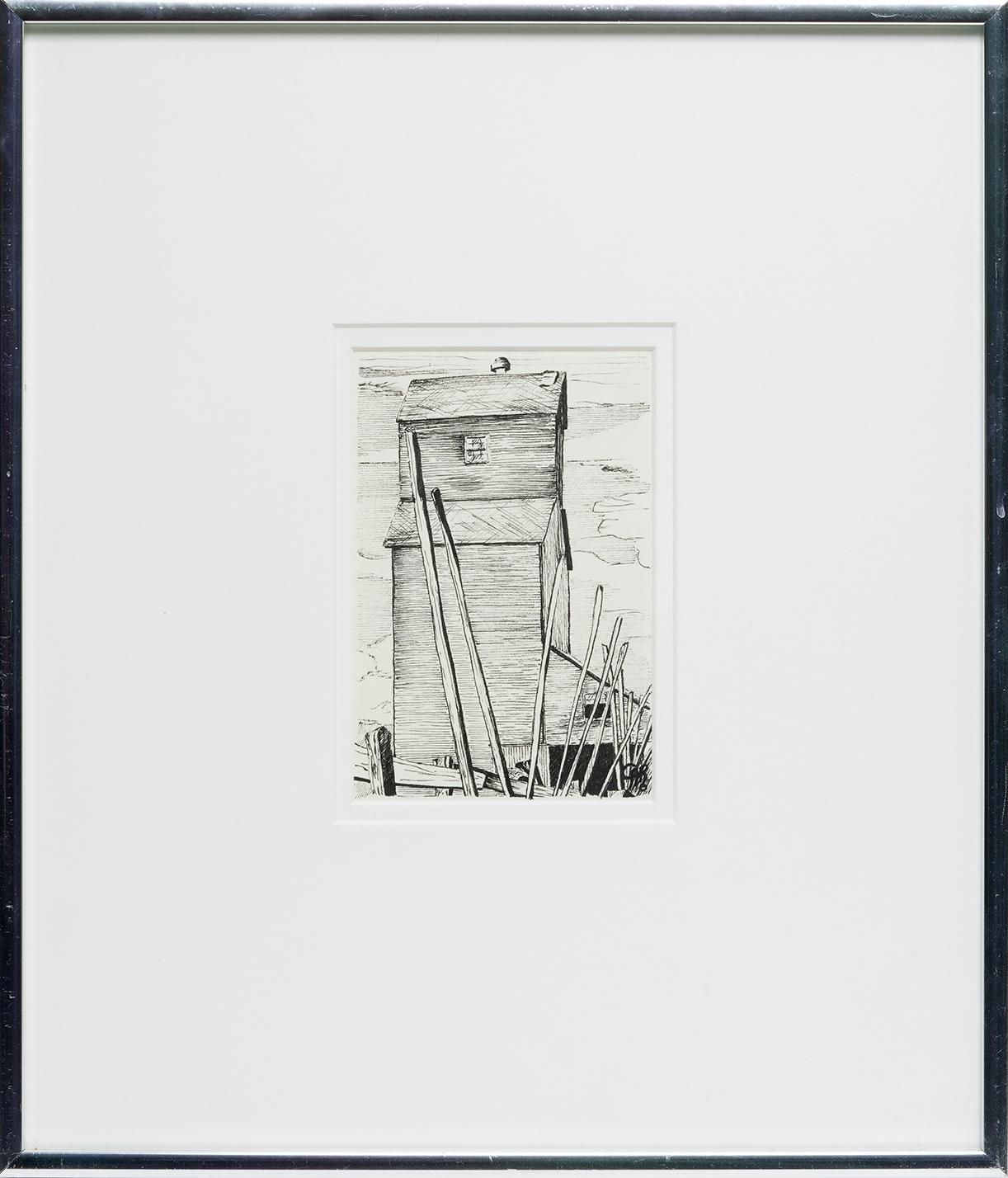 Claudine Audette-Rozon | Old Elevator - Saskatchewan | MutualArt