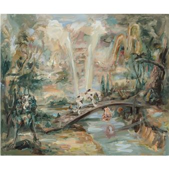 THE DOG AND ITS REFLECTION, 2021 - Carol Wainio