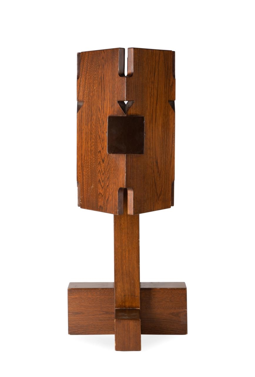 Arthur Erickson ARTHUR ERICKSON STYLE MCM WALNUT TABLE LAMP MutualArt