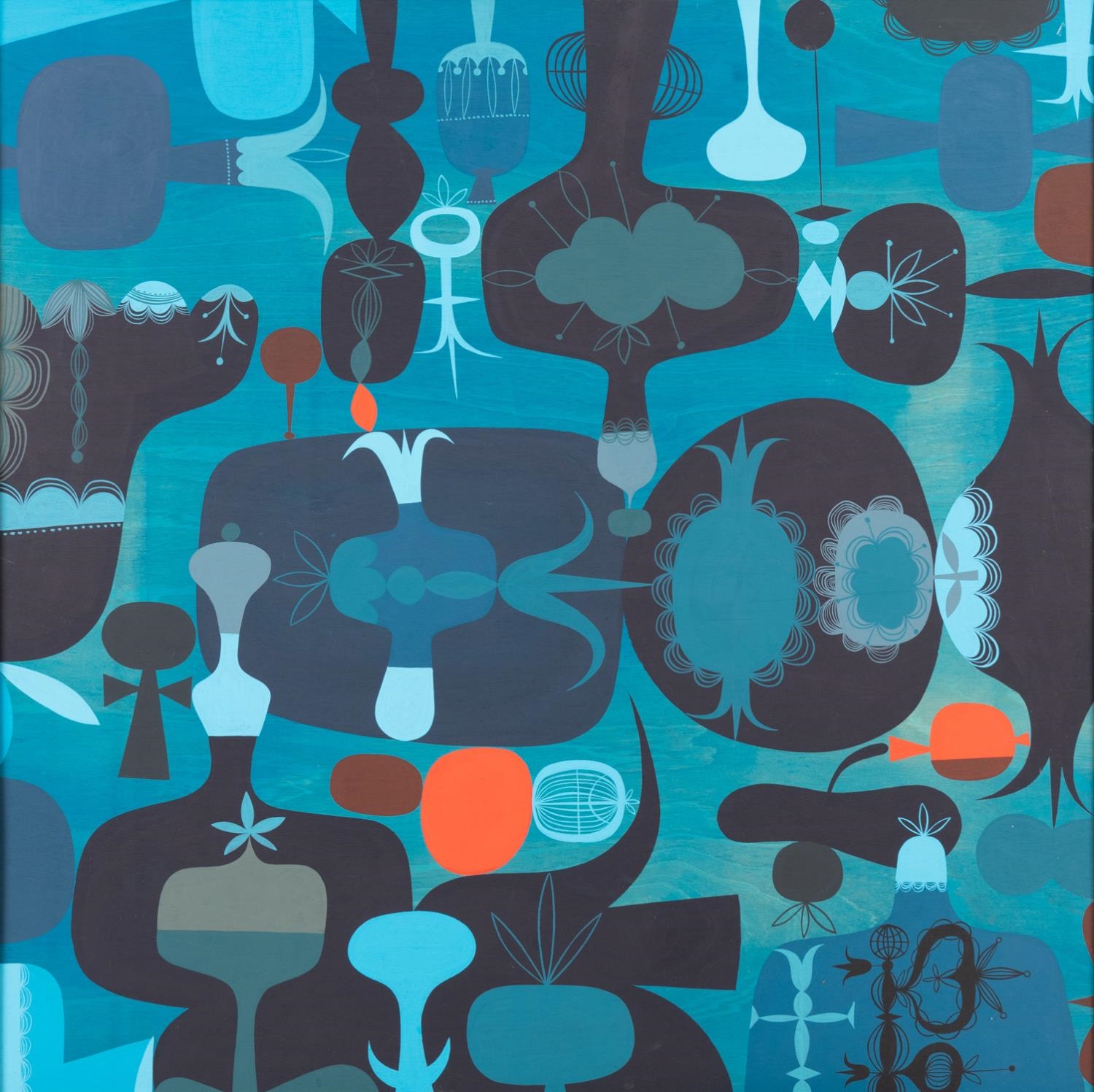 Artwork by Tim Biskup, TIM BISKUP 'UNTITLED' ACRYLIC ON BOARD, Made of acrylic on board