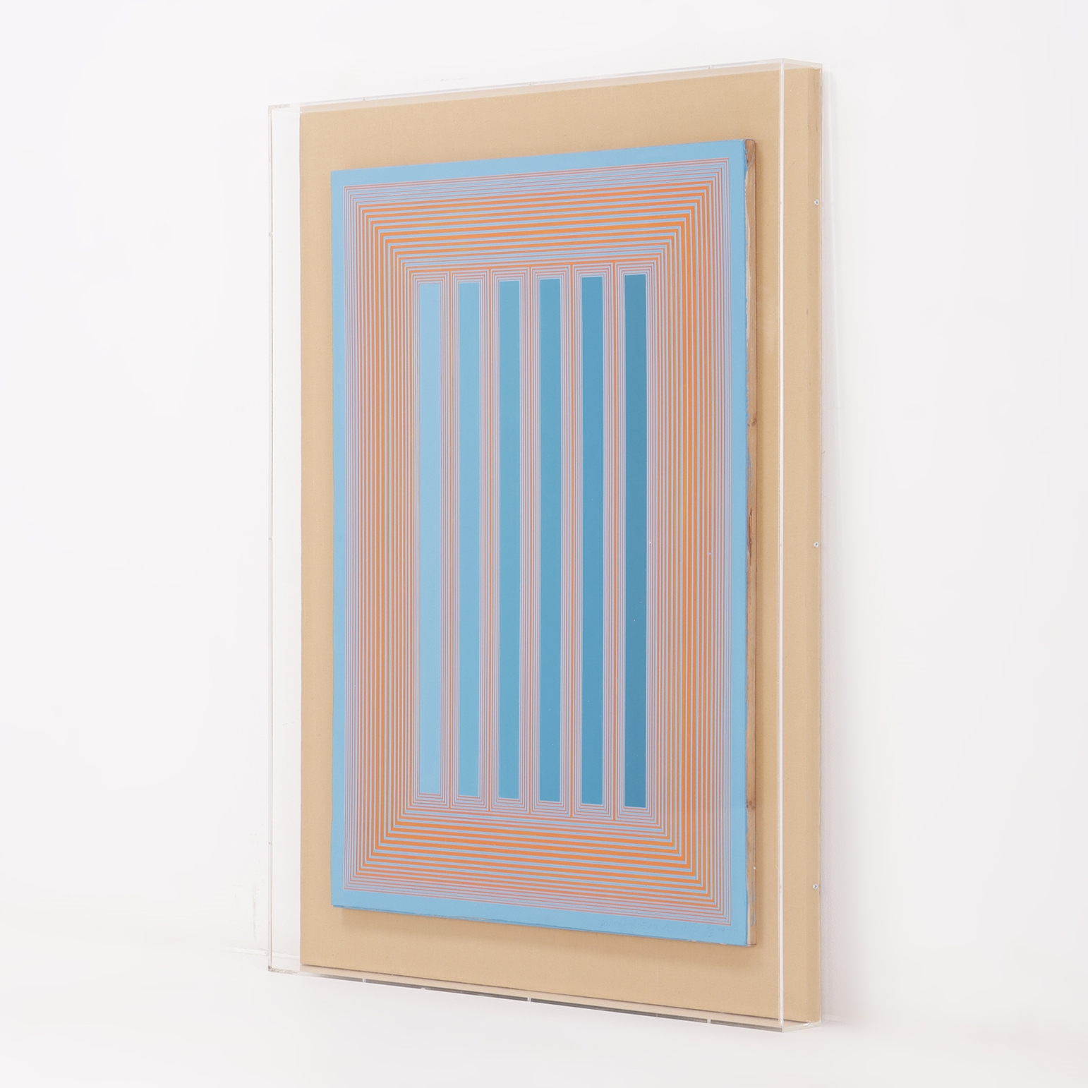 Artwork by Richard Joseph Anuszkiewicz, Richard Anuszkiewicz (American, 1930-2020) Screenprint in colors on masonite. Signed,dated 1977 and inscribed H.C. edition 2/2.
Having the Artist's stamp and monogram en verso, Made of Screenprint in colors on masonite