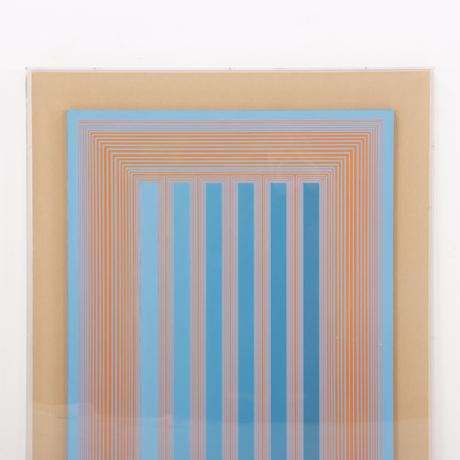 Artwork by Richard Joseph Anuszkiewicz, Richard Anuszkiewicz (American, 1930-2020) Screenprint in colors on masonite. Signed,dated 1977 and inscribed H.C. edition 2/2.
Having the Artist's stamp and monogram en verso, Made of Screenprint in colors on masonite