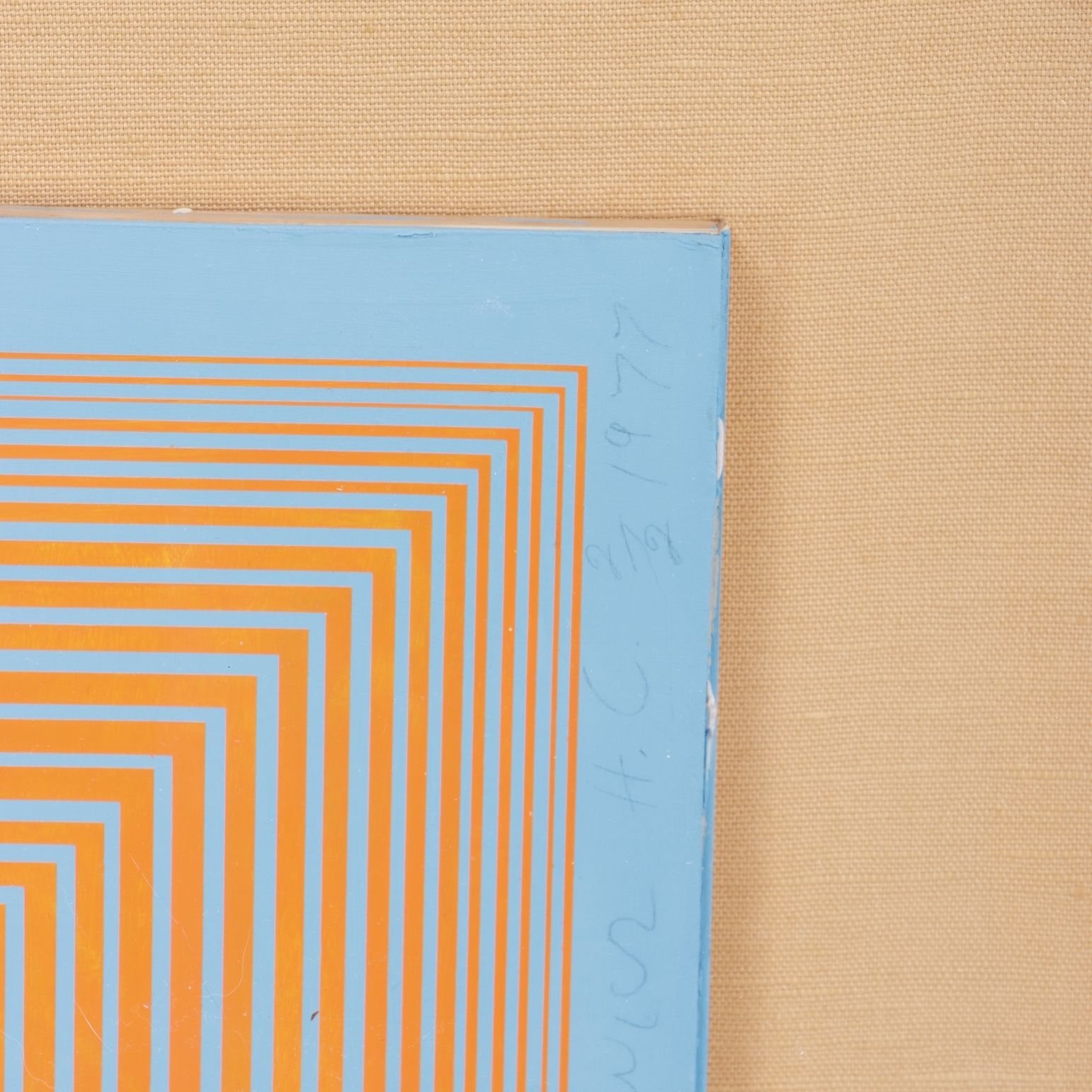 Artwork by Richard Joseph Anuszkiewicz, Richard Anuszkiewicz (American, 1930-2020) Screenprint in colors on masonite. Signed,dated 1977 and inscribed H.C. edition 2/2.
Having the Artist's stamp and monogram en verso, Made of Screenprint in colors on masonite