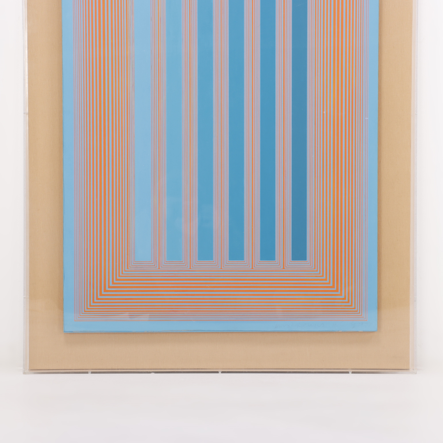 Artwork by Richard Joseph Anuszkiewicz, Richard Anuszkiewicz (American, 1930-2020) Screenprint in colors on masonite. Signed,dated 1977 and inscribed H.C. edition 2/2.
Having the Artist's stamp and monogram en verso, Made of Screenprint in colors on masonite