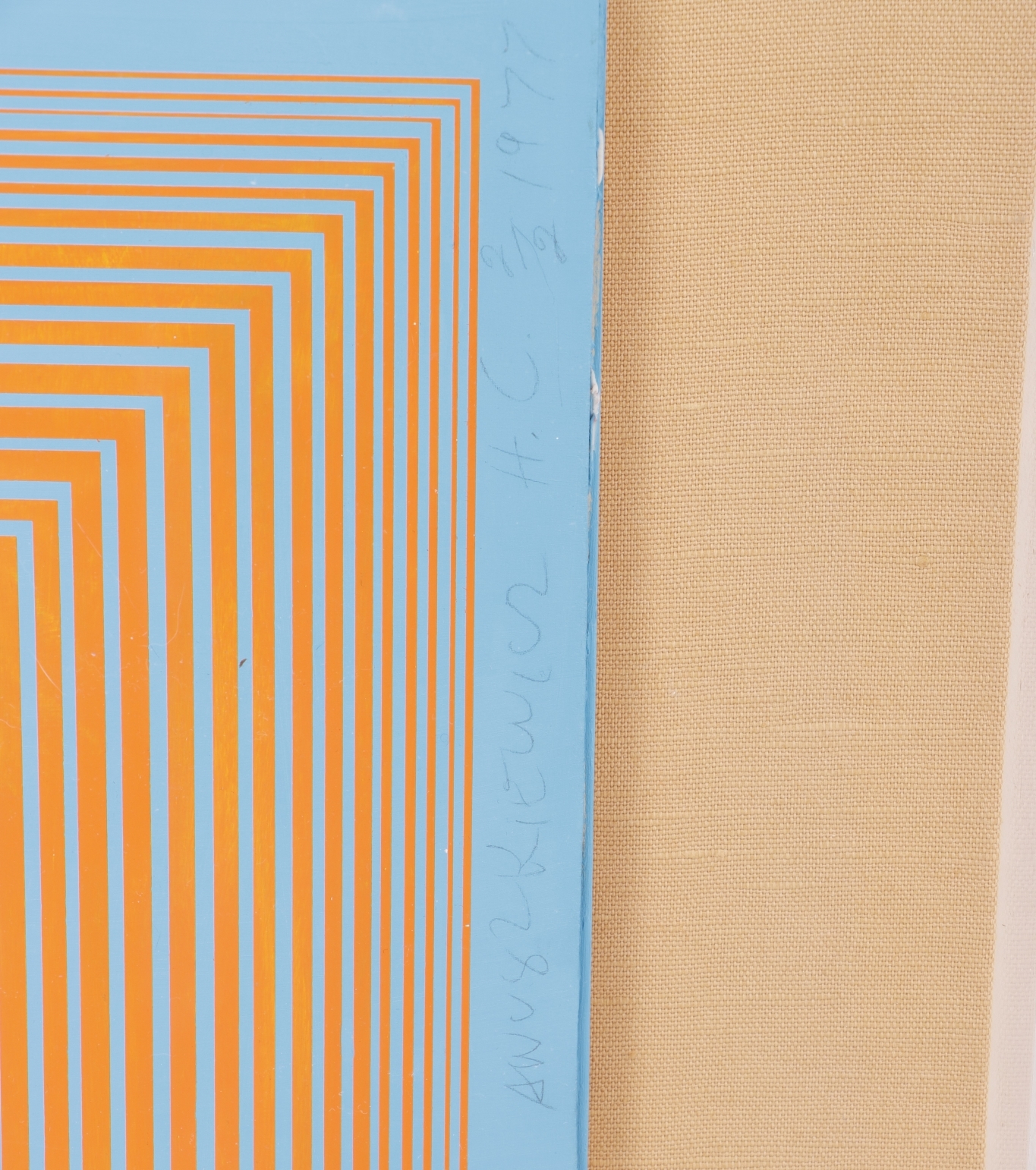Artwork by Richard Joseph Anuszkiewicz, Richard Anuszkiewicz (American, 1930-2020) Screenprint in colors on masonite. Signed,dated 1977 and inscribed H.C. edition 2/2.
Having the Artist's stamp and monogram en verso, Made of Screenprint in colors on masonite