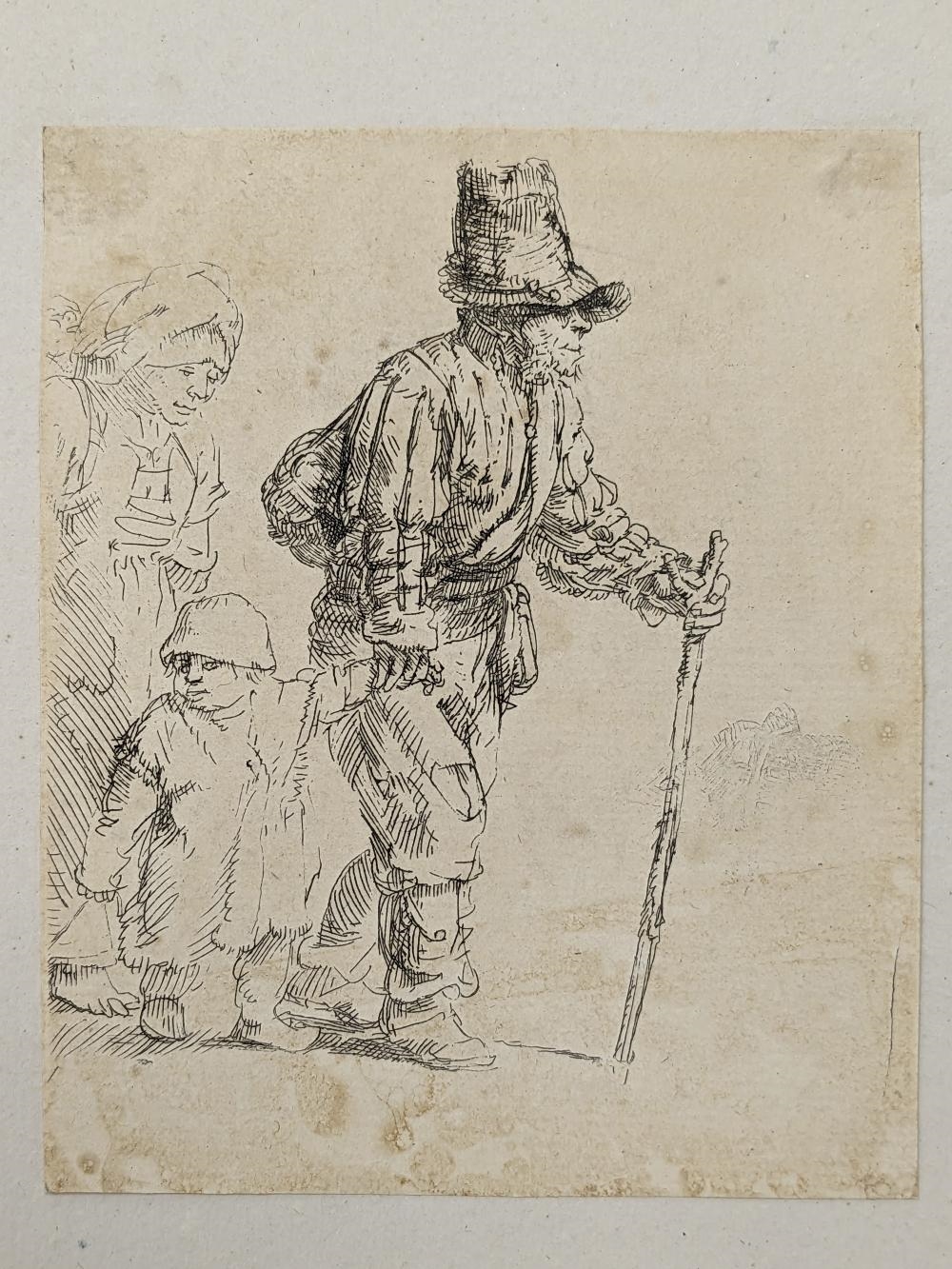 Rembrandt van Rijn | Peasant Family on the Tramp . | MutualArt