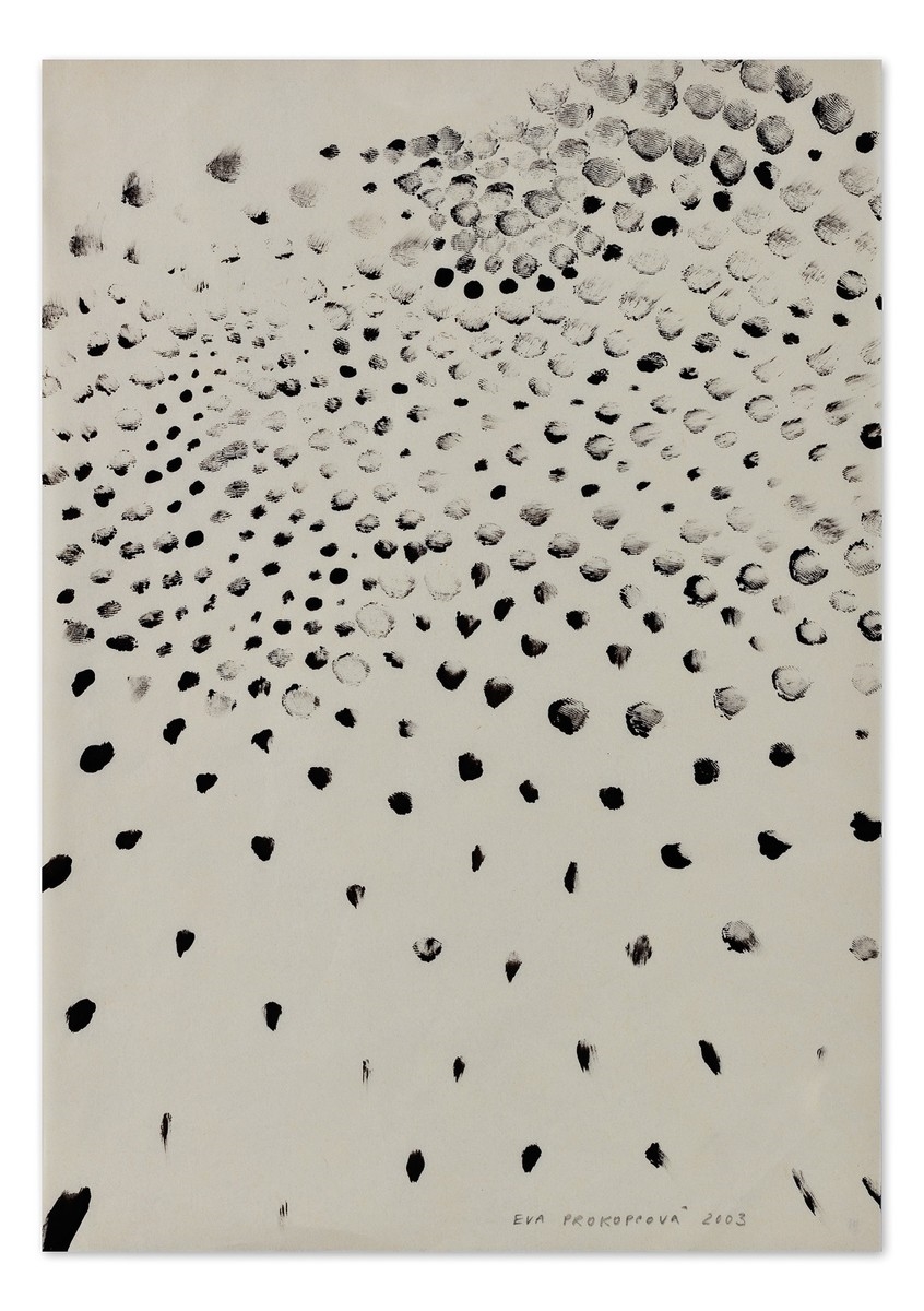 Artwork by Eva Prokopcova, Untitled, Made of tuš na papíře