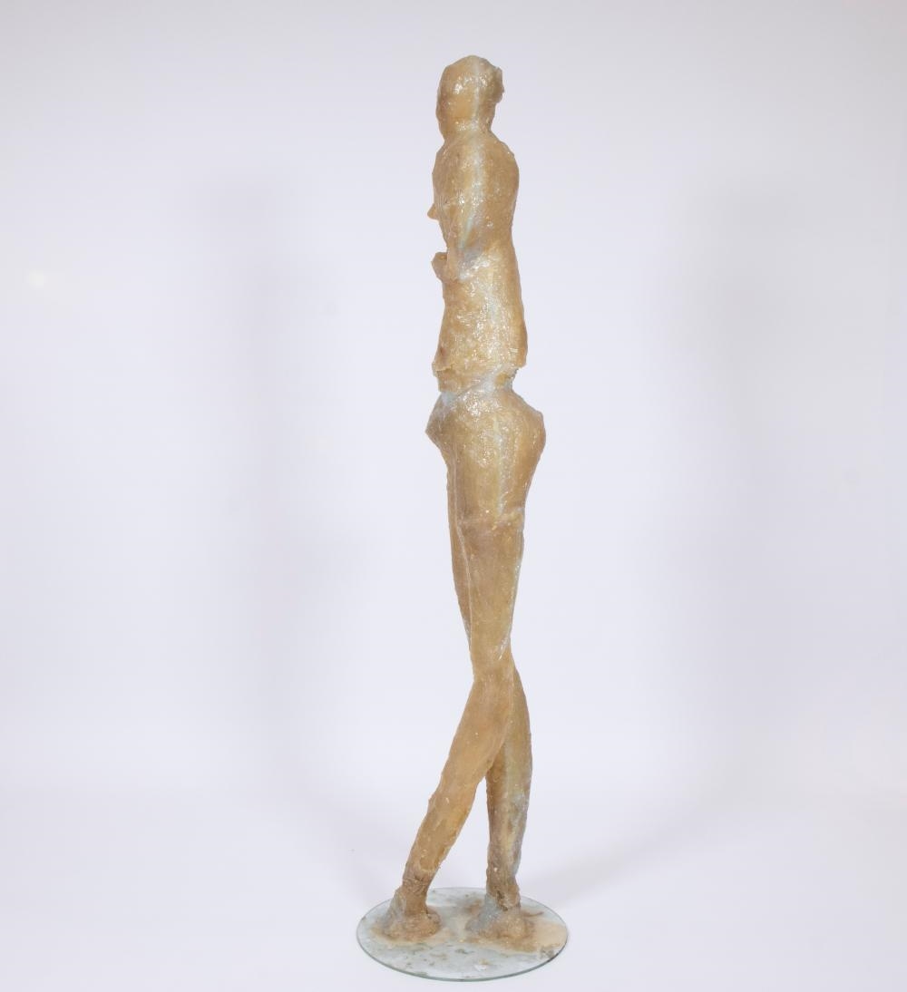 Johan Tahon | Johan TAHON (1965), sculpture on polyester Standing man ...