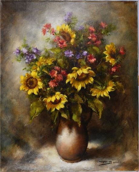 Bouquet de tournesols - Pierre Sorel