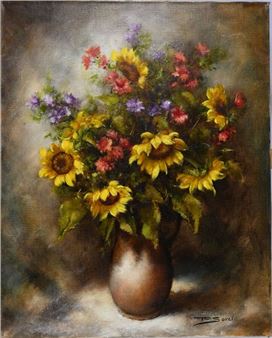 Bouquet de tournesols - Pierre Sorel