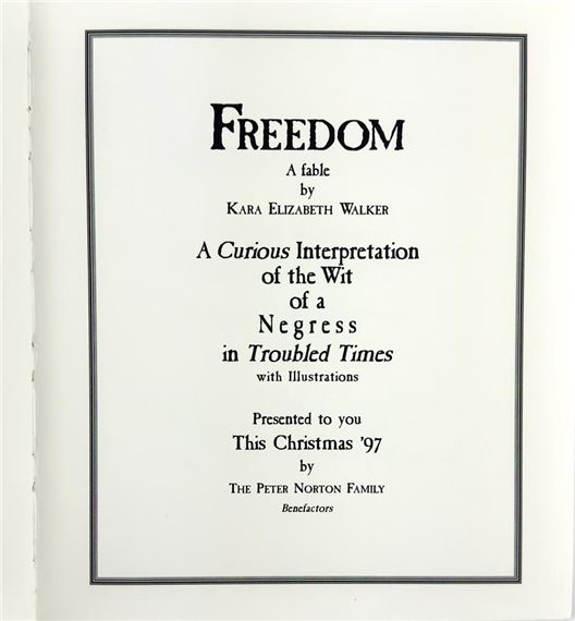 Norton Family Christmas Kara Walker Pop Up Book by Kara Walker