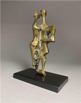 M. Pamela Stump Bronze "Art Deco Lovers - M. Pamela Stump