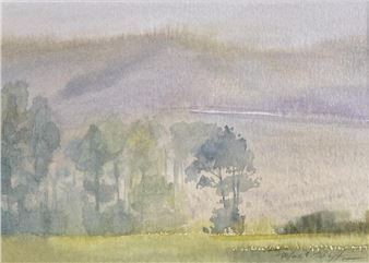 Mark Mehaffey (American, b.1950) Watercolor - Mark Mehaffey