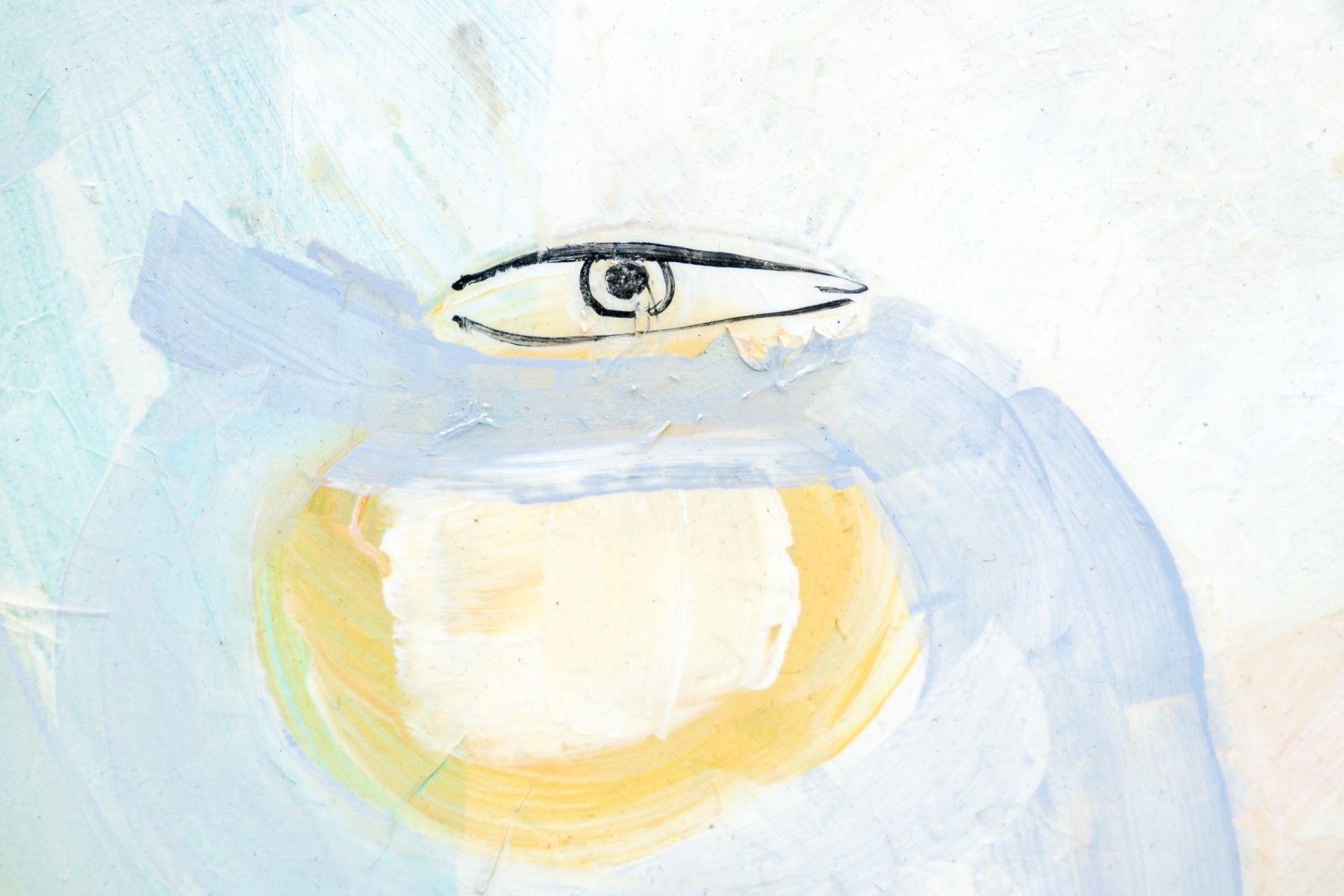 Artwork by Sarah Kiser, "Blue Woman", Made of oil on panel