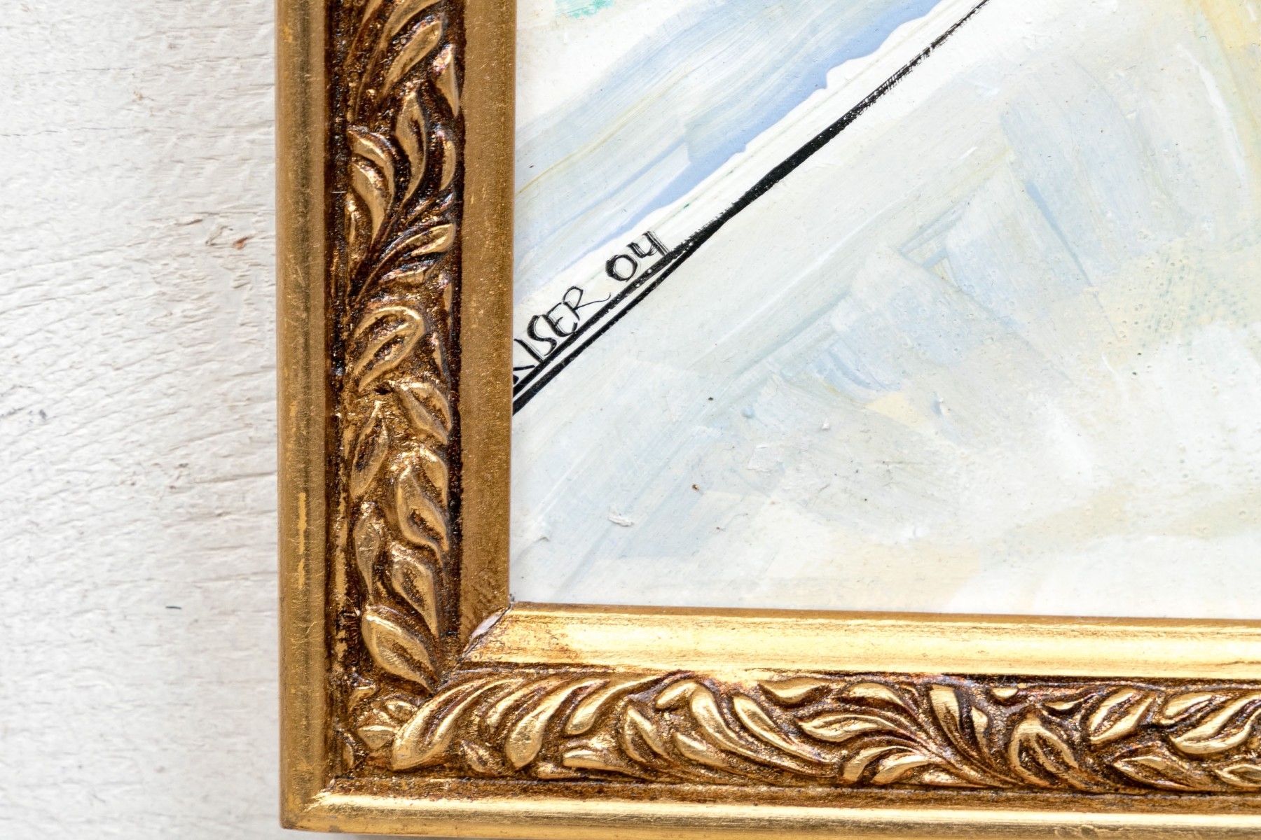 Artwork by Sarah Kiser, "Blue Woman", Made of oil on panel