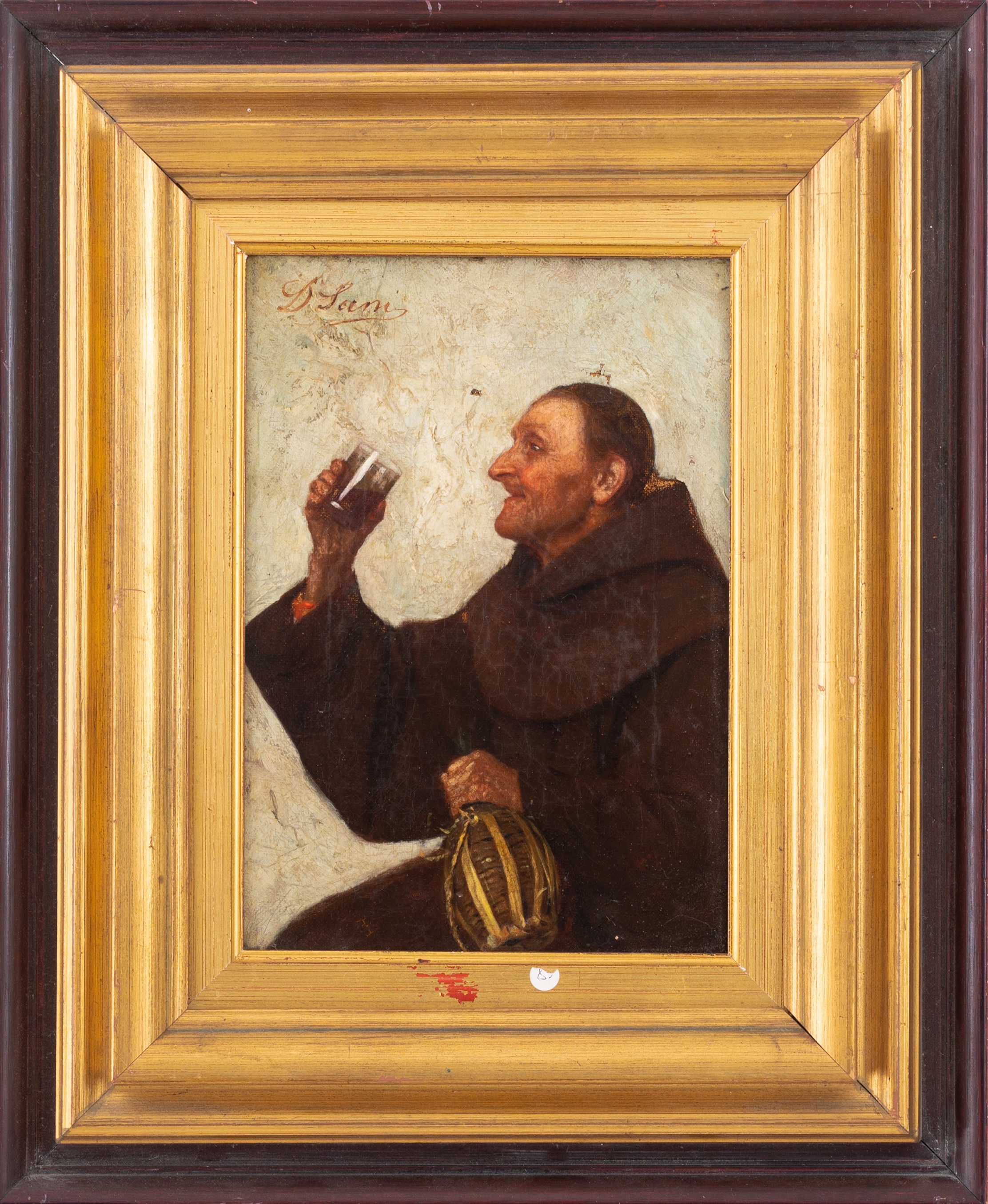 Artwork by David Sani, Frate beone, Made of oil on canvas