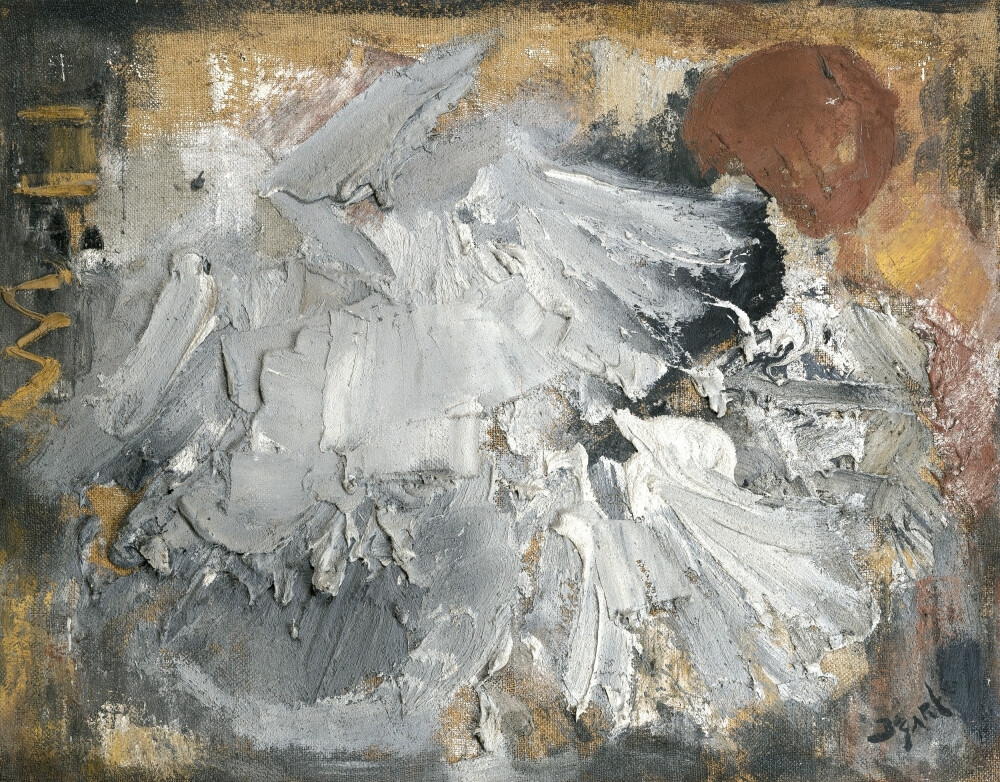 Artwork by Bram Bogart, Oiseau (1953, Made of painting on canvas
