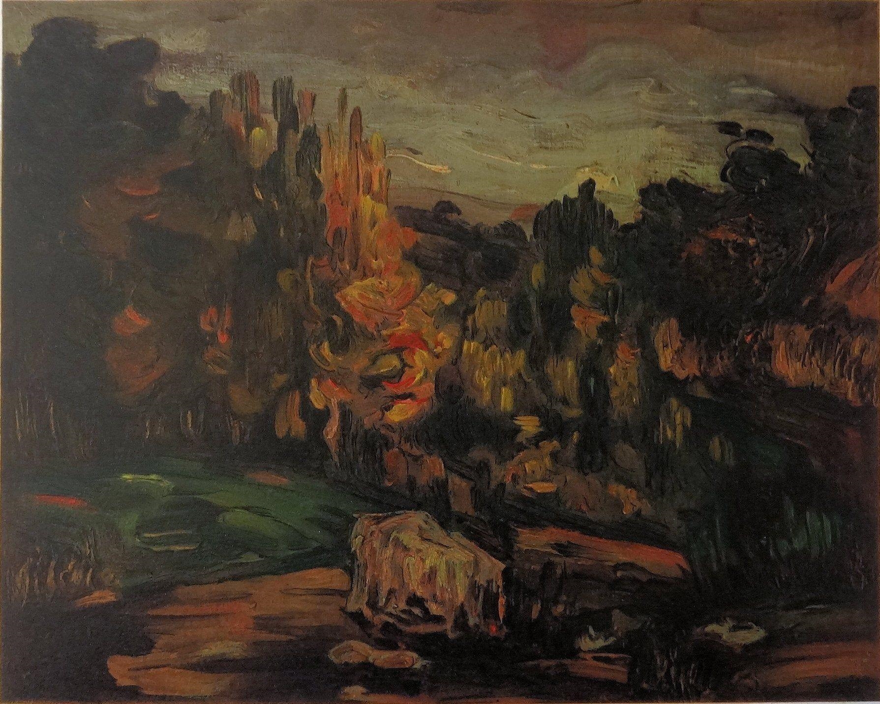 PAYSAGE PRÈS D'AIX EN PROVENCE by Paul Cézanne, 1970
