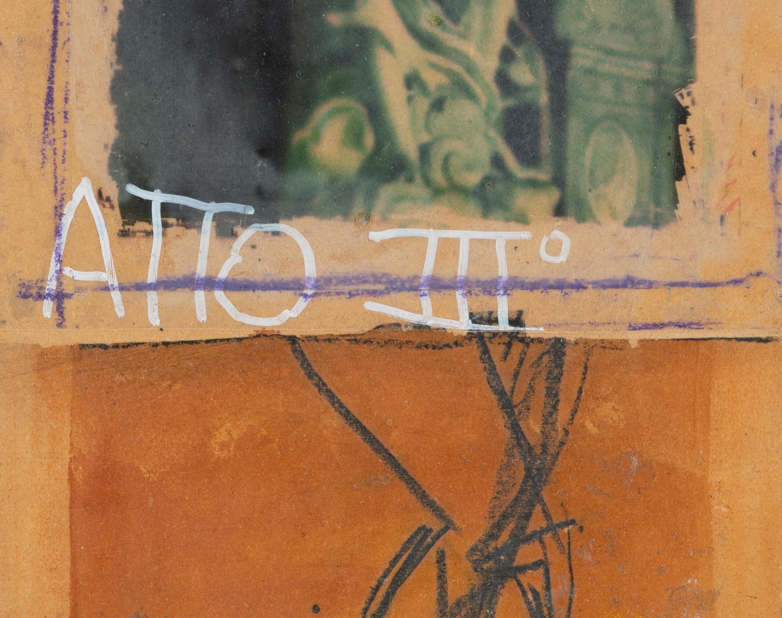 Artwork by Max Kuatty, Senza titolo, Made of Tecnica mista