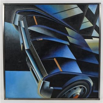 Toronado 66" Original Painting by Alain Levesque - Alain Levesque