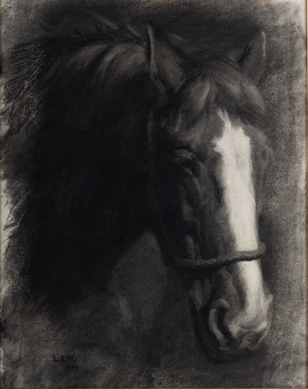 Lucy Kemp-Welch | LUCY KEMP-WELCH (1869-1958) HORSE PORTRAIT (1919