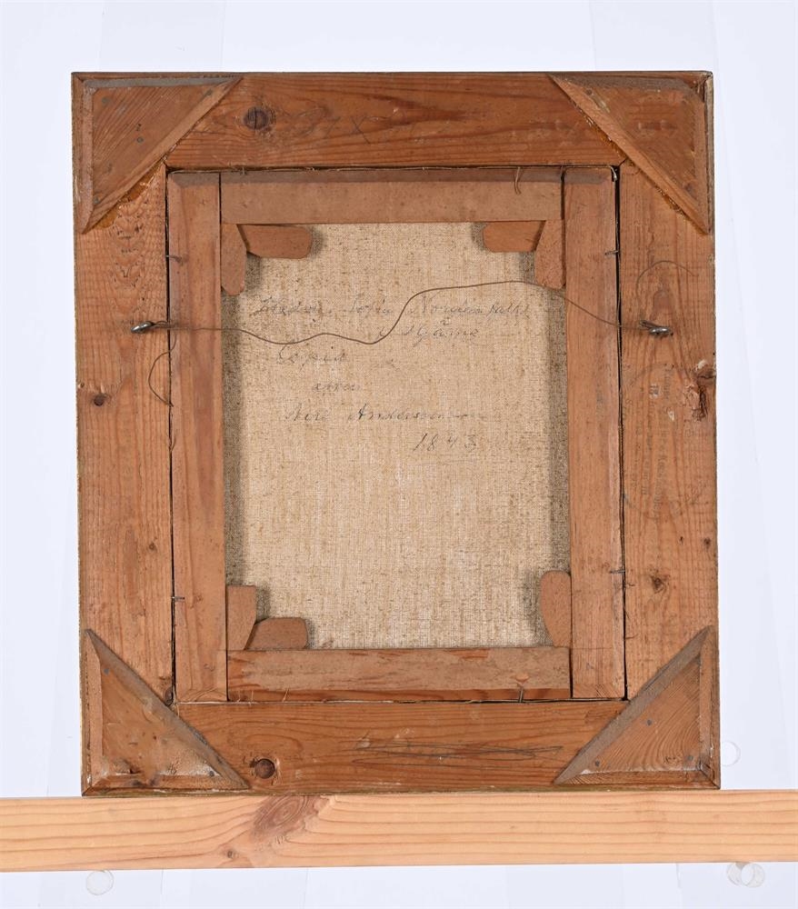 Artwork by Swedish School, 19th Century, A PAIR OF PORTRAITS OF AN OFFICER AND HIS WIFE, Made of Oil on canvas