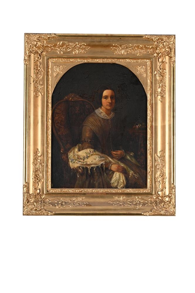 Artwork by Swedish School, 19th Century, A PAIR OF PORTRAITS OF AN OFFICER AND HIS WIFE, Made of Oil on canvas