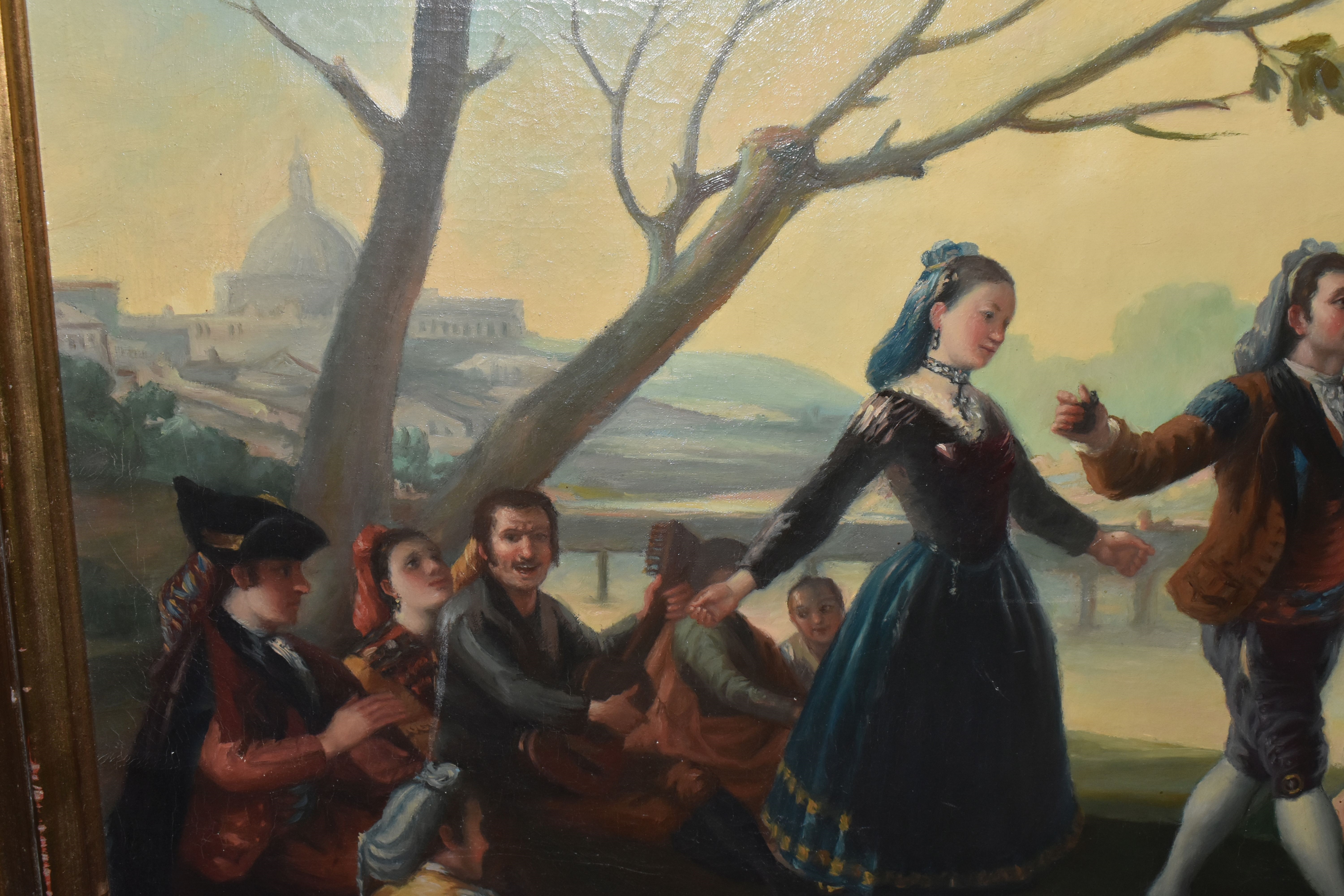 Artwork by Enriques Lagares, ‘EL BAILE’, Made of oil on canvas