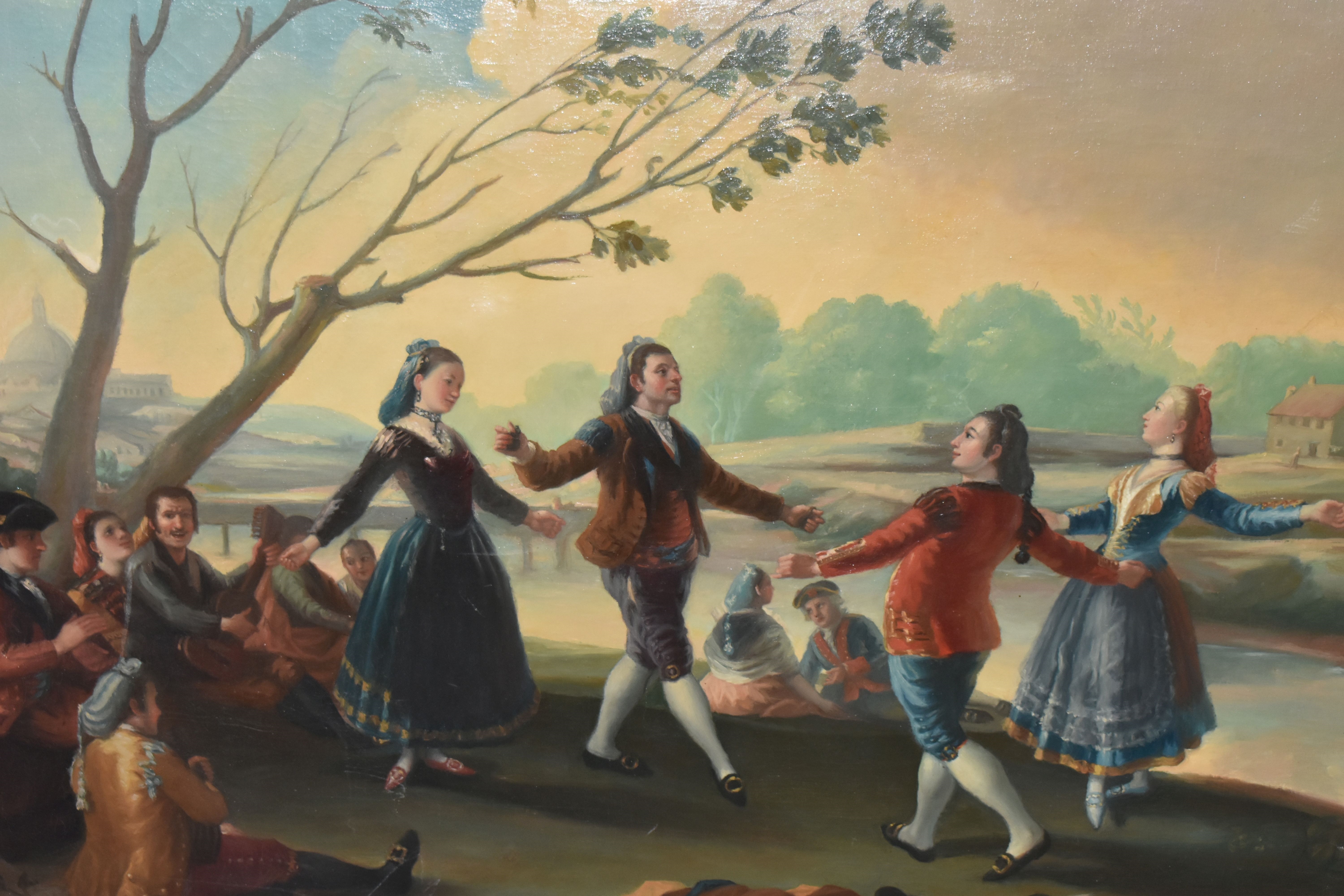 Artwork by Enriques Lagares, ‘EL BAILE’, Made of oil on canvas