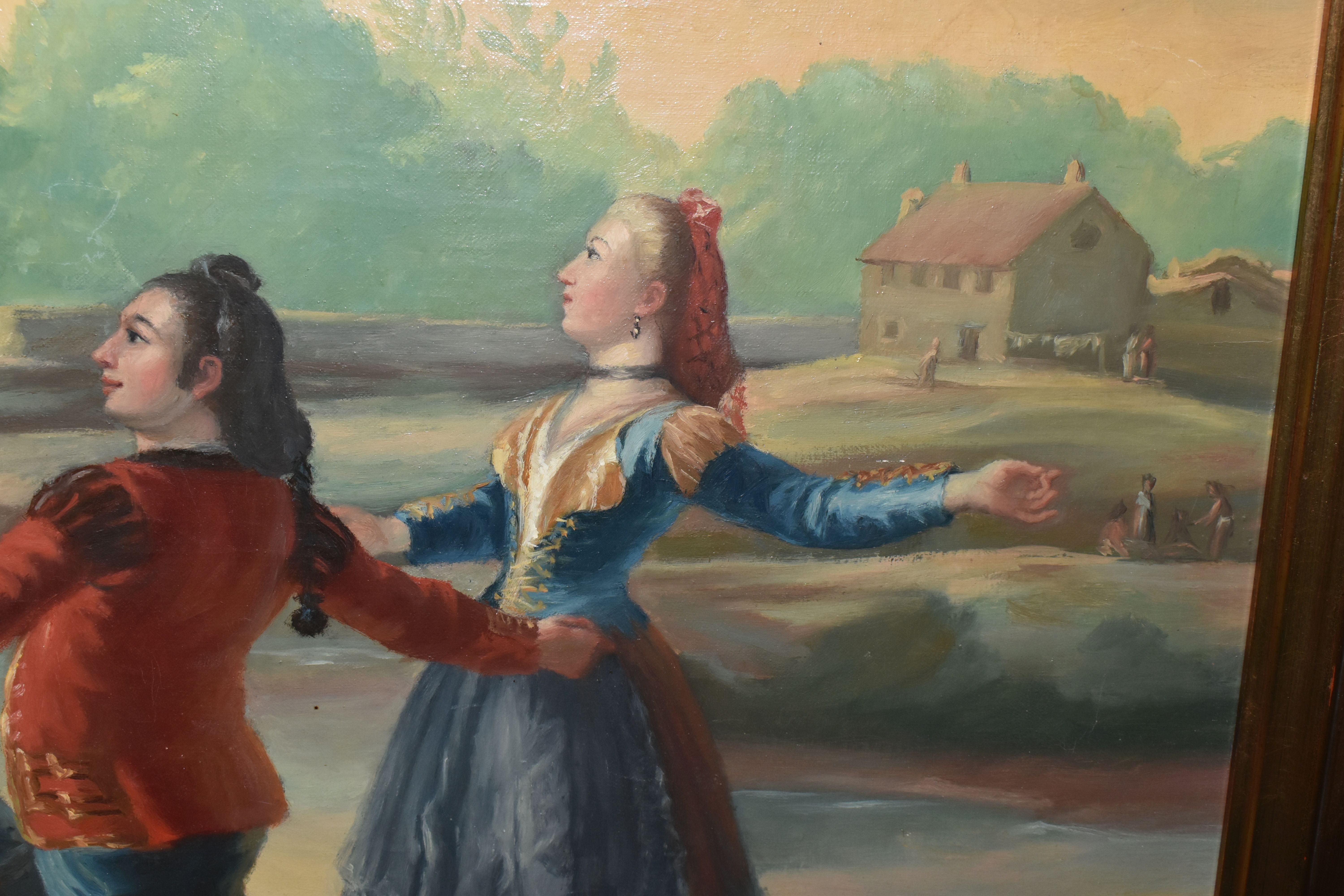 Artwork by Enriques Lagares, ‘EL BAILE’, Made of oil on canvas