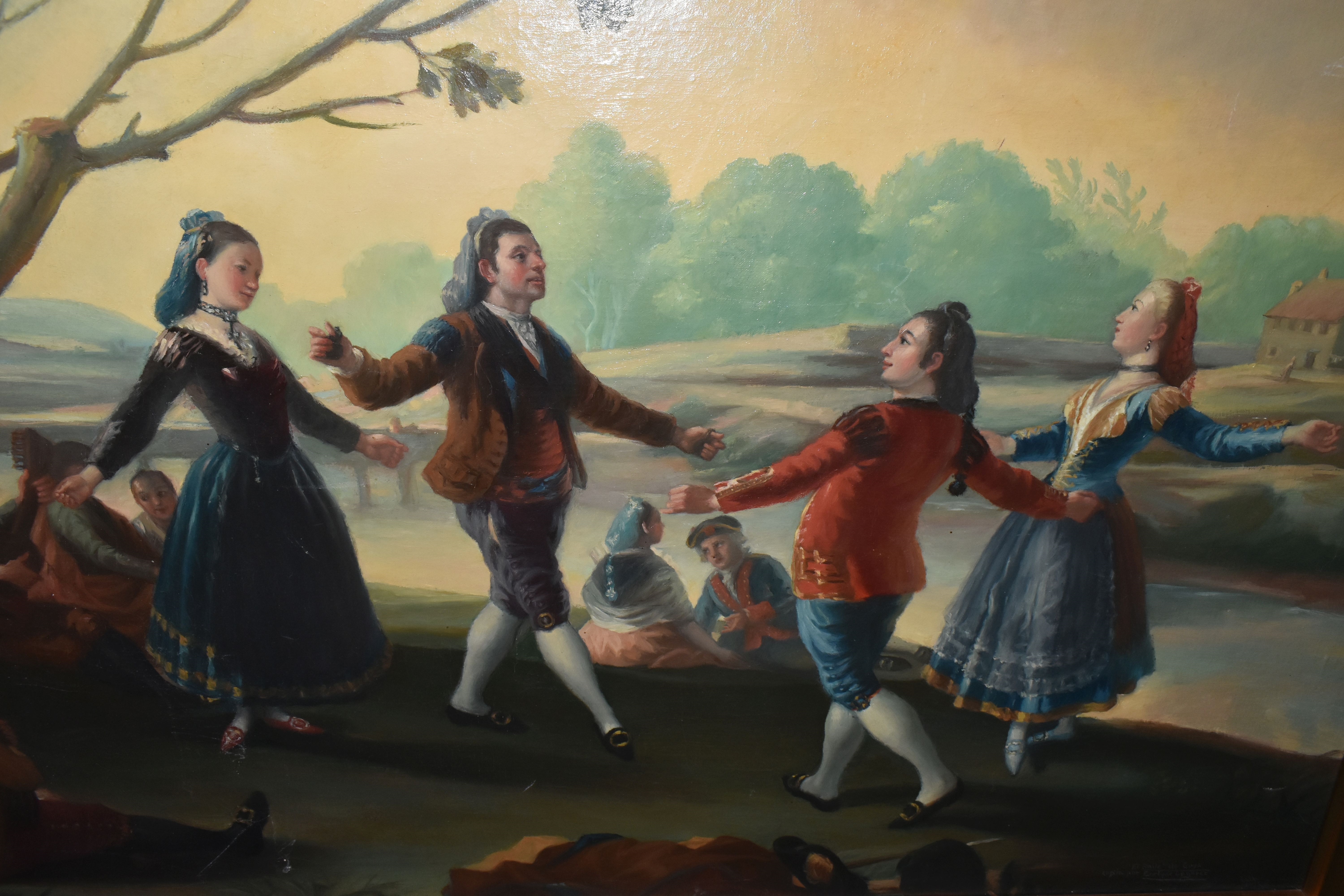 Artwork by Enriques Lagares, ‘EL BAILE’, Made of oil on canvas