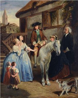 The departure, 1838 - Tony Johannot