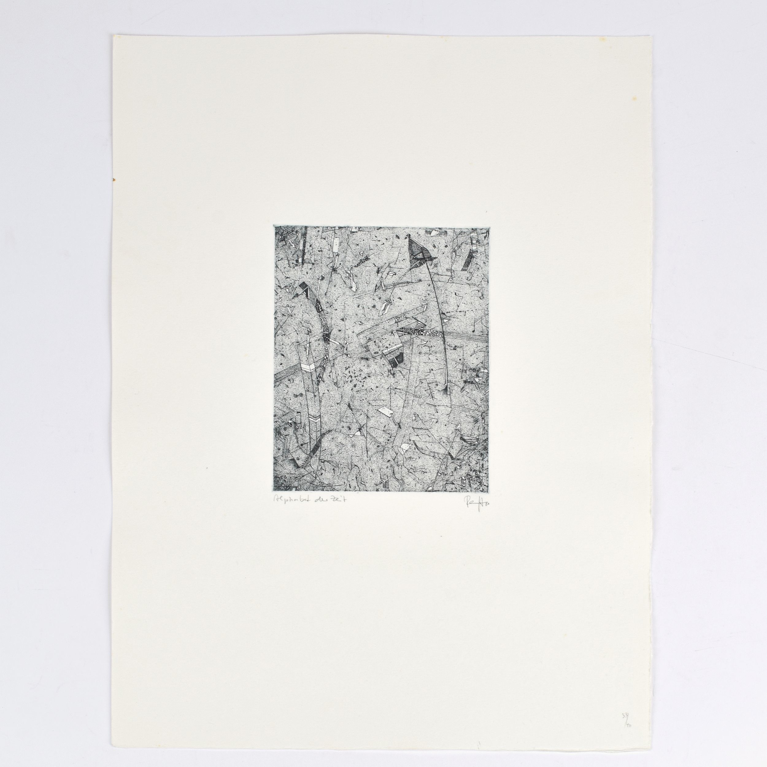 Thomas Ranft | ALPHABET DER ZEIT (1980) (1980) | MutualArt
