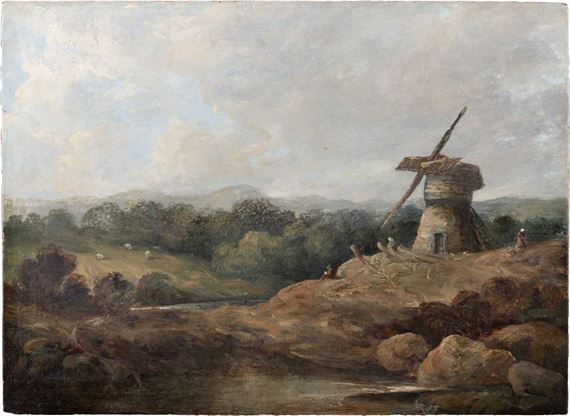 John Constable | CIRCLE OF JOHN CONSTABLE (1776-1837) COUNTRY LANDSCAPE ...